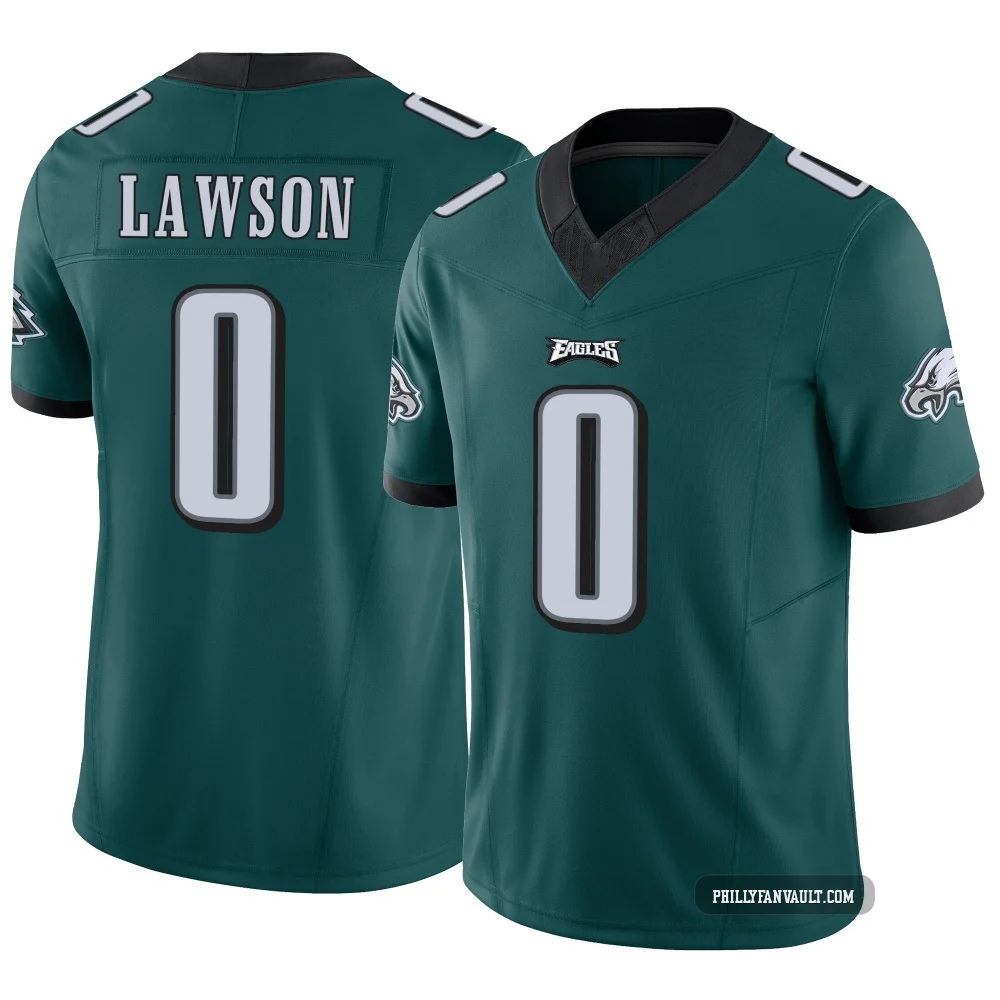 Youth Deontae Lawson ＃0 Philadelphia Eagles Green Limited Vapor F.U.S.E. Jersey