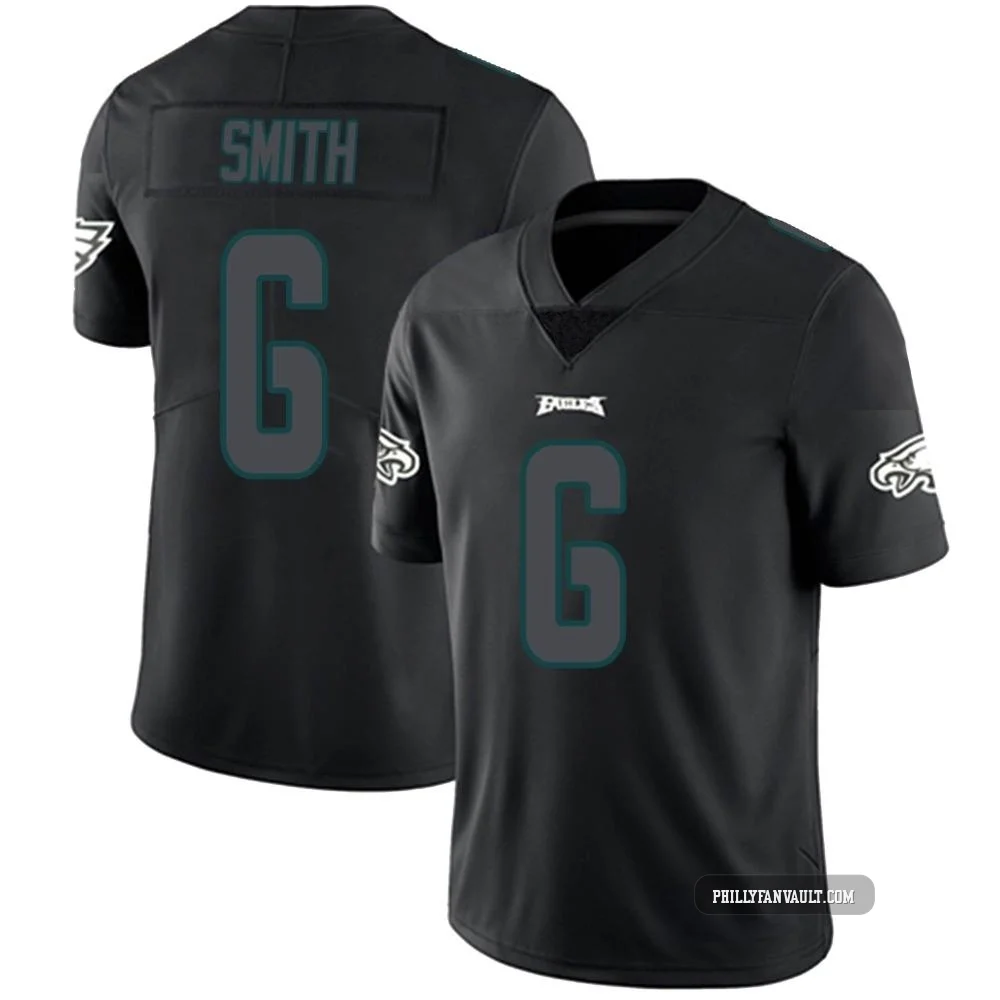 Youth DeVonta Smith ＃6 Philadelphia Eagles Black Impact Limited Jersey