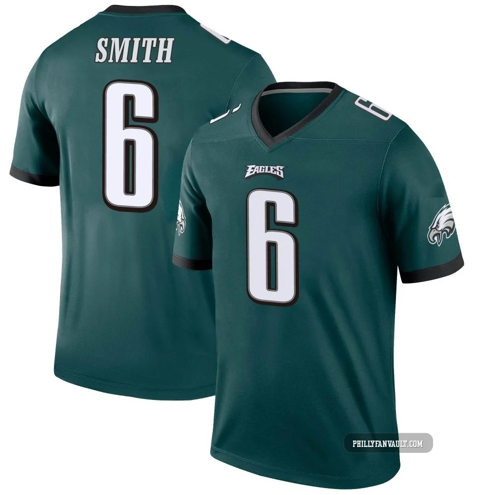 Youth DeVonta Smith ＃6 Philadelphia Eagles Green Legend Jersey