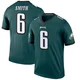 Youth DeVonta Smith ＃6 Philadelphia Eagles Green Legend Jersey
