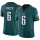 Youth DeVonta Smith ＃6 Philadelphia Eagles Green Limited Vapor F.U.S.E. Jersey