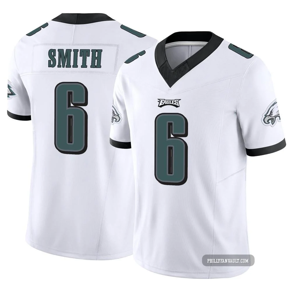 Youth DeVonta Smith ＃6 Philadelphia Eagles White Limited Vapor F.U.S.E. Jersey