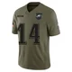 Youth Dorian Thompson-Robinson ＃14 Philadelphia Eagles Olive Limited 2025 Salute to Service Jersey