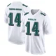Youth Dorian Thompson-Robinson ＃14 Philadelphia Eagles White Game Tundra Fashion Jersey