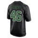 Youth Griffin Hebert ＃46 Philadelphia Eagles Black/Kelly Game Carbon Green Fashion Jersey