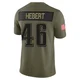 Youth Griffin Hebert ＃46 Philadelphia Eagles Olive Limited 2025 Salute to Service Jersey