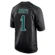 Youth Jalen Hurts ＃1 Philadelphia Eagles Black Game Carbon Fashion Jersey