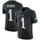 Youth Jalen Hurts ＃1 Philadelphia Eagles Black Limited Alternate Vapor Untouchable Jersey