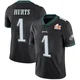 Youth Jalen Hurts ＃1 Philadelphia Eagles Black Limited Alternate Vapor Untouchable Super Bowl LIX Jersey