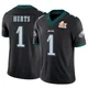 Youth Jalen Hurts ＃1 Philadelphia Eagles Black Limited Vapor F.U.S.E. Super Bowl LIX Jersey