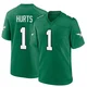 Youth Jalen Hurts ＃1 Philadelphia Eagles Green Game Kelly Alternate Jersey