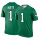 Youth Jalen Hurts ＃1 Philadelphia Eagles Green Legend Kelly Alternate Jersey