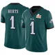 Youth Jalen Hurts ＃1 Philadelphia Eagles Green Limited Vapor F.U.S.E. Super Bowl LIX Jersey