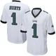 Youth Jalen Hurts ＃1 Philadelphia Eagles White Game Jersey
