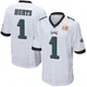Youth Jalen Hurts ＃1 Philadelphia Eagles White Game Super Bowl LIX Jersey