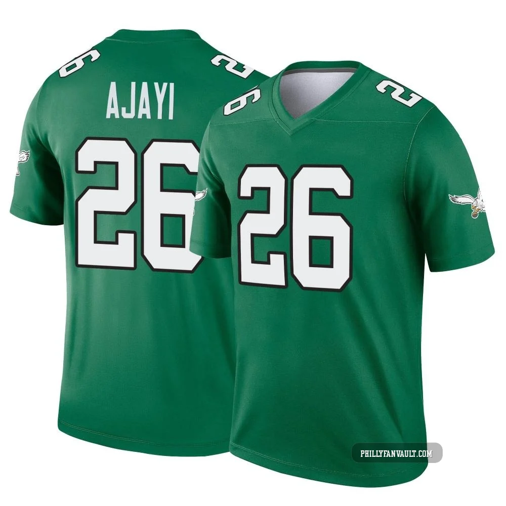 Youth Jay Ajayi ＃26 Philadelphia Eagles Green Legend Kelly Alternate Jersey