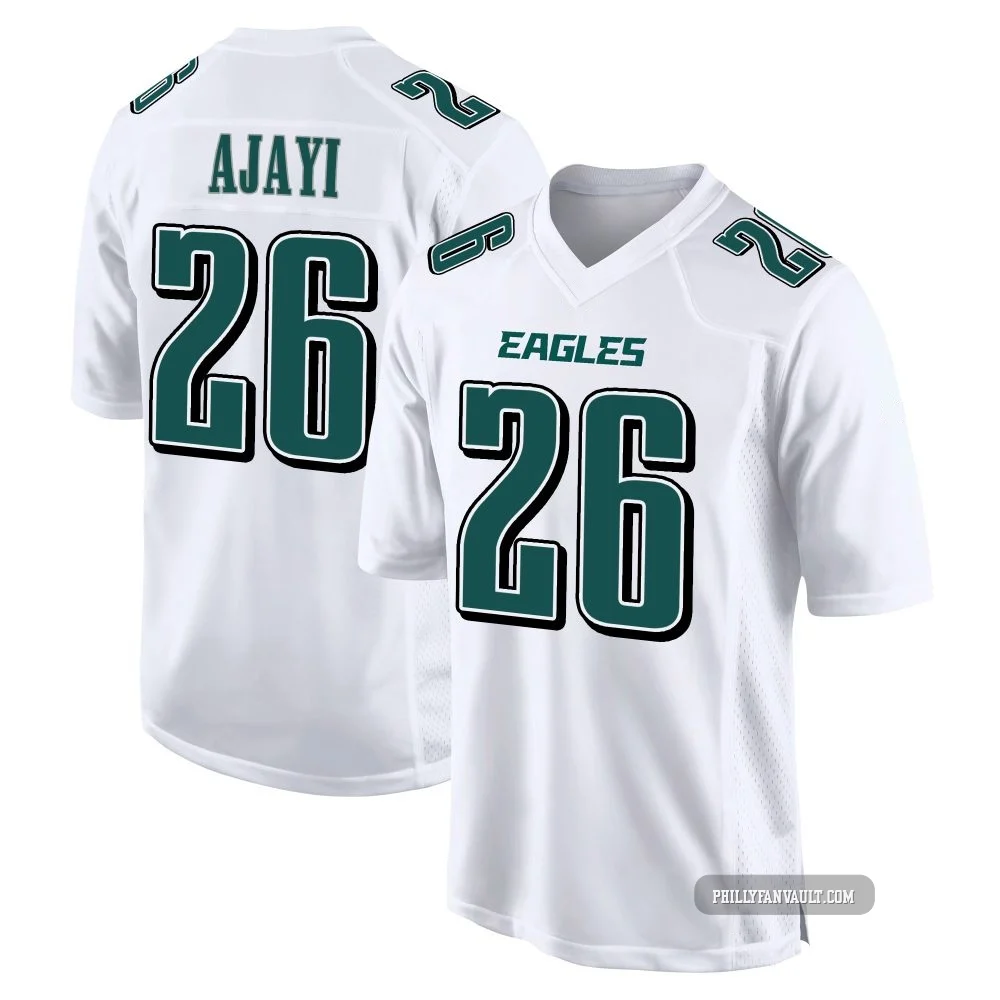 Youth Jay Ajayi ＃26 Philadelphia Eagles White Game Tundra Fashion Jersey