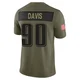 Youth Jordan Davis ＃90 Philadelphia Eagles Olive Limited 2025 Salute to Service Jersey