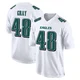 Youth J.T. Gray ＃48 Philadelphia Eagles White Game Tundra Fashion Jersey