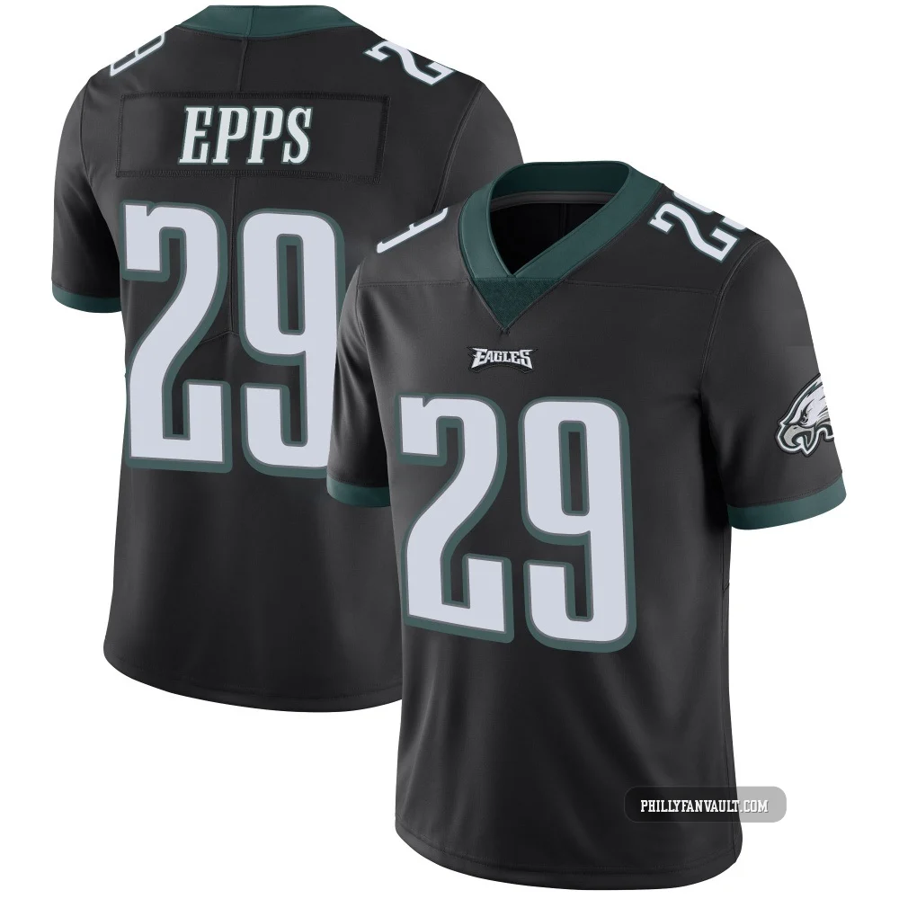 Youth Marcus Epps ＃29 Philadelphia Eagles Black Limited Alternate Vapor Untouchable Jersey