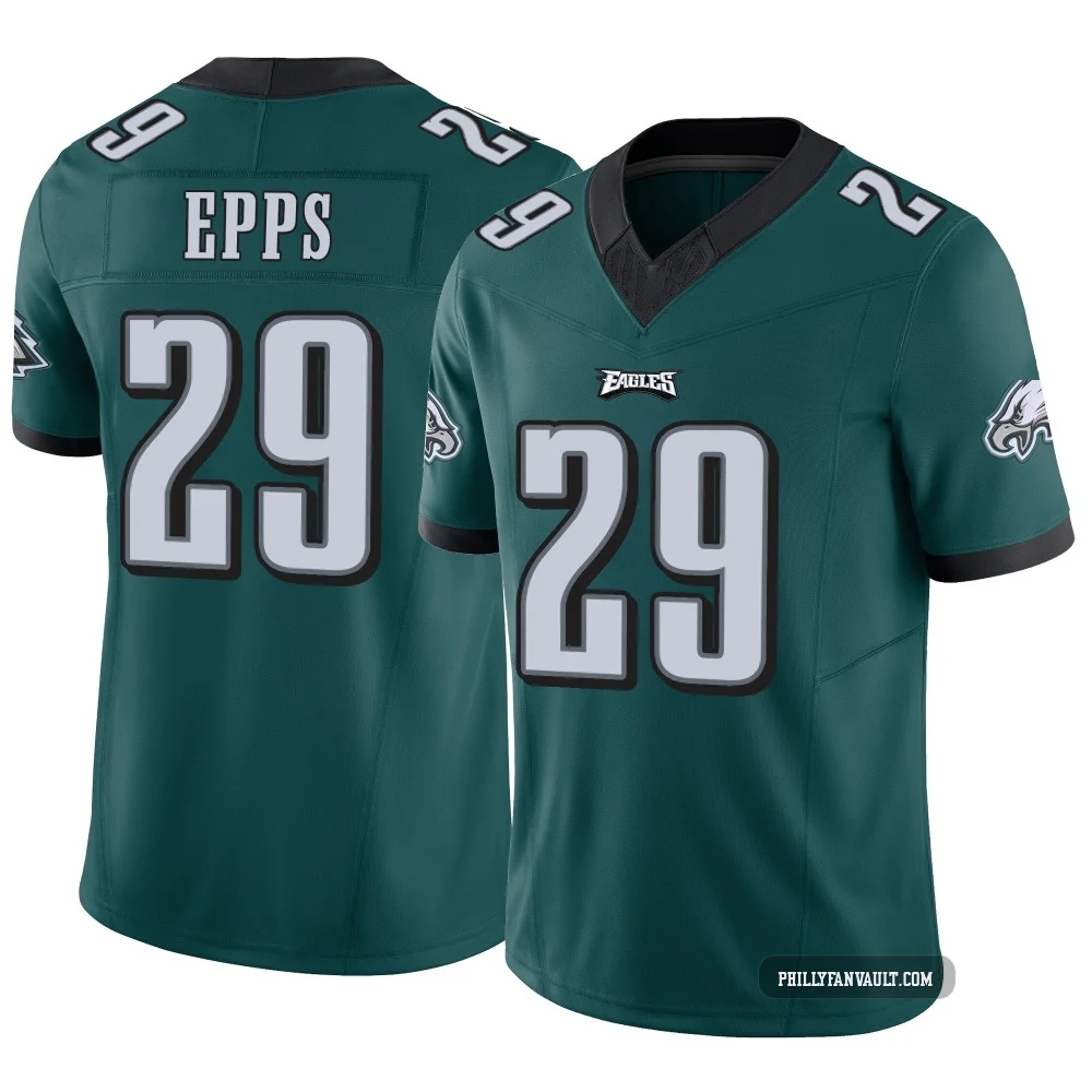 Youth Marcus Epps ＃29 Philadelphia Eagles Green Limited Vapor F.U.S.E. Jersey